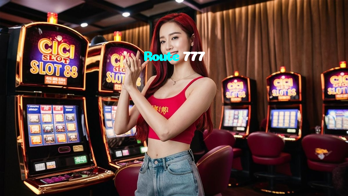 Route 777 casino presented on mobile device in Pakistan with slots and live games